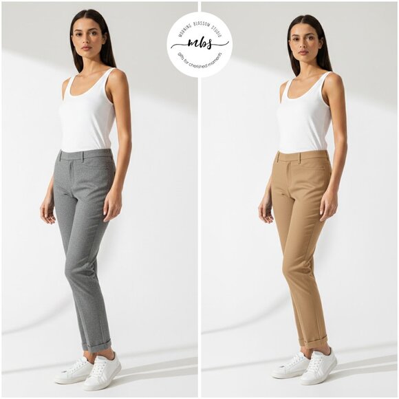 Talbots Pants - Bundle of 2 Talbots Established 1947 Wool Blend Straight Pants Gray Tan Women 14